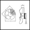 Ventilateur avec grille e PIECES FROID hélice Ø 170 ou 172 mm Elco 10 W PIECE D'ORIGINE