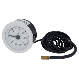  Thermometre blanc  52 mm 0-120C