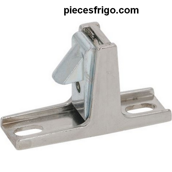 Gâche en T FERMOD 6008723-14 6008723 6008723-14  pour fermeture de porte de frigo  58 mm chromée PIECE D'ORIGINE