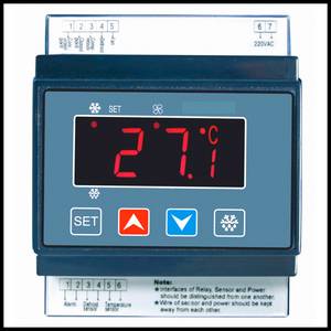 Thermostat régulateur électronique 4 relais RoHS DR3 KXL-KB204 230 V