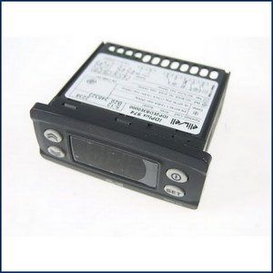 Régulateur électronique ELIWELL type IDPlus 974 modèle ID23C00TCD300 ID23C00TCF300 ID23CB0TCH300 ID23CB0TCJ300 ID23CI0XCH300 ID23D00TCdimensions de montage 71x29mm   <b><font color="#FF0000">12 V