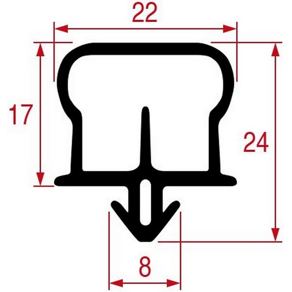 Joint  Dagard BU.873 de porte de chambre froide PIECE D'ORIGINE