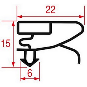 Joint  encastrer 405x385 mm PIECE D'ORIGINE 