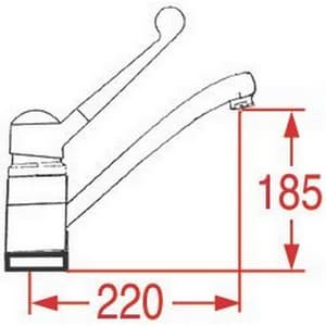 Mitigeur à levier RIVER 85501/2  PIECE D'ORIGINE