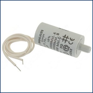 Condensateur de démarrage EBM-PAPST 106FC0008  COND.1, 5UF. 1.5 µF 450 V avec câble 150 mm PIECE D'ORIGINE