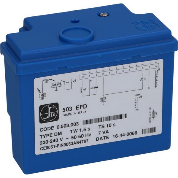 Boitier de controle  SIT 0.503.003 type 503EFD électrodes 2 temps d'attente 1,5s  PIECE D'ORIGINE