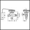 Détendeur thermostatique DANFOSS 068Z-3346  068Z3346  068Z3542  R404A égalisation externe sortie à vis