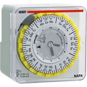 Interrupteur VEMER Horaire  7J avec rserve PIECE D'ORIGINE