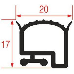 JOINT POUR CELLULE COSTAN BU.448 par tronons de 6 m profil 9974  clipser PIECE D'ORIGINE