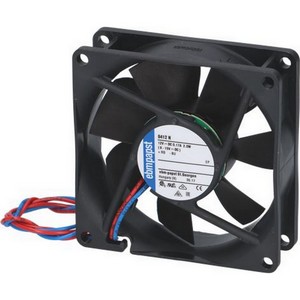 Ventilateur axial ebmpapst 8412N  929.2506.125  929.2506.12512V 80X80X25 mm 12 V DC PIECE D'ORIGINE
