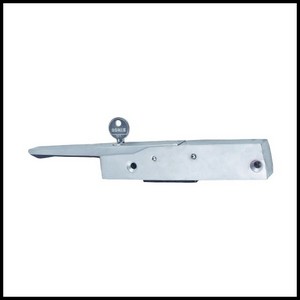 Fermeture pour porte de frigo FRIGINOX FX95040124 571 CRCR entraxe 110 mm poignée chromé avec gâche et serrure PIECE D'ORIGINE