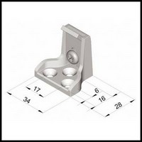 Gâche fermeture de porte de frigo RAHRBACH 6180