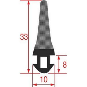 Joint pour porte de cellule  clipser PIECE D'ORIGINE