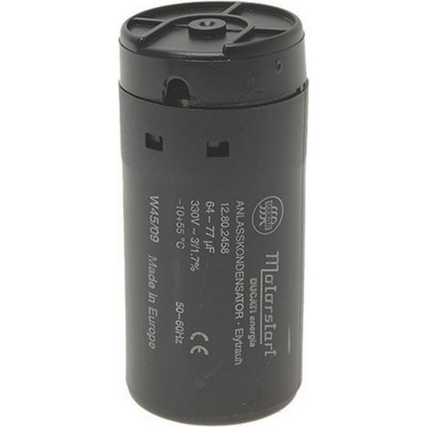 Condensateur de démarrage DUCATI 12.80.2458 41280.2458 71 µF ± 10% ou 64-77 µF  PIECE D'ORIGINE