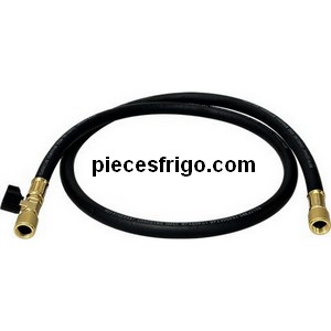Tuyau value Flexible 150CM 3/8" pour Fluides Frigorifiques avec Vanne et Clapet Anti-Retour - R410A, R134a, R32 PIECE D'ORIGINE