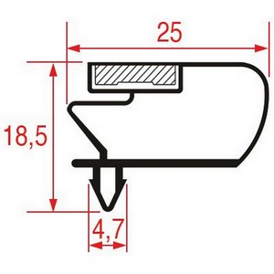 Joint  encastrer AMATIS 1595x650 mm