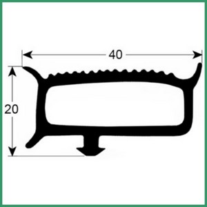 Joint pour cellule - 25 m SURFRIGO profil 9780 à clipser