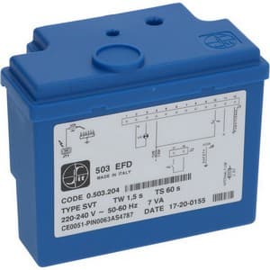 Boitier de controle SIT 0.503.204  type 503EFD �lectrodes 1 temps d'attente 1,5s  PIECE D'ORIGINE