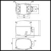 Compresseur MTH 605221 18470 SC10G  PIECE D'ORIGINE