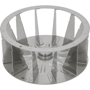 hélice moteur four Ascaso LA.237 R75400410 G601246 LAR75400410 D1 ø 180mm H1 77mm palettes 12 D2 ø 8mm D3 ø 6mm H2 25,5mm  PIECE D'ORIGINE