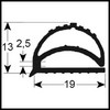 Joint de porte de chambre froide ASCASO BU.763 profil 9158   2,30 m à visser PIECE D'ORIGINE