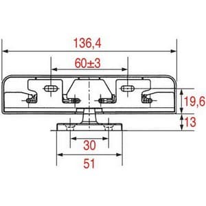 Fermeture FERMOD 158 00158XX  complet avec accouplement et couvercle PIECE D'ORIGINE