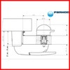 Fermeture de porte de chambre froide FRIGINOX 520 porte de 27-213 mm PIECE D'ORIGINE