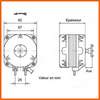 Moteur 	METRO-PROFESSIONAL YZF10-20 GGC2270 GGC2270B 10 W PIECE D'ORIGINE