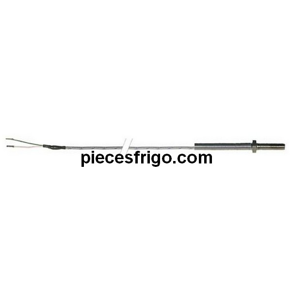 Sonde de température PT100 câble Vetrotex 2 m -100 à +450 °C 