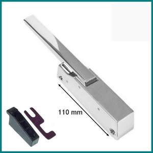 Fermeture CAPIC 105505 de porte de frigo   poignée chromée entraxe 110 mm 