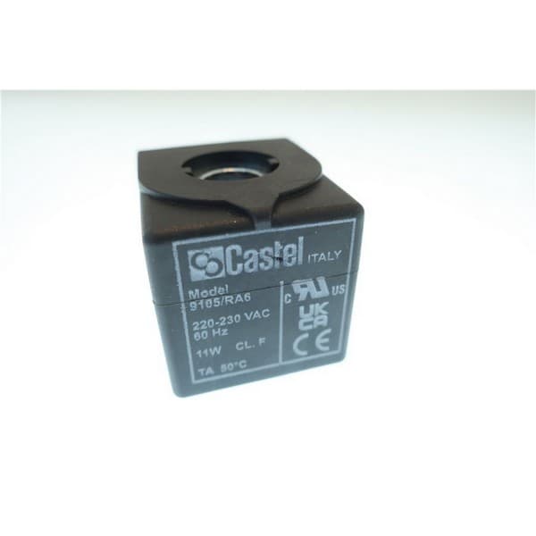 Bobine électrovanne gaz Castel 9105/RA6 HM2 230V 11W  PIECE D'ORIGINE