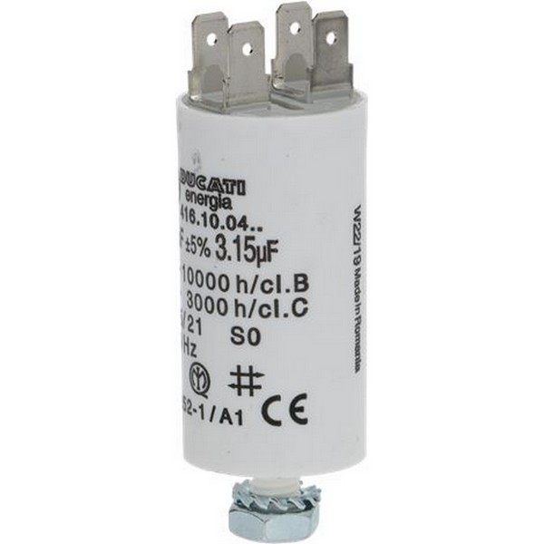 Condensateur 3,15µF Ducati 41610.0464 41610.0464+... de compresseurs  450V 50/60Hz PIECE D'ORIGINE