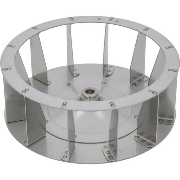 Hélice de ventilateur de four Cookmax R75400400 D1 ø 220mm H1 78mm palettes 12 D2 ø 11mm D3 ø 16mm H2 29mm PIECE D'ORIGINE