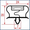 Joint  encastrer MERCATUS LF7100117  620x485 mm PIECE D'ORIGINE 