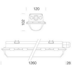 Reglette LED AIN ECOTECH PIECE D'ORIGINE