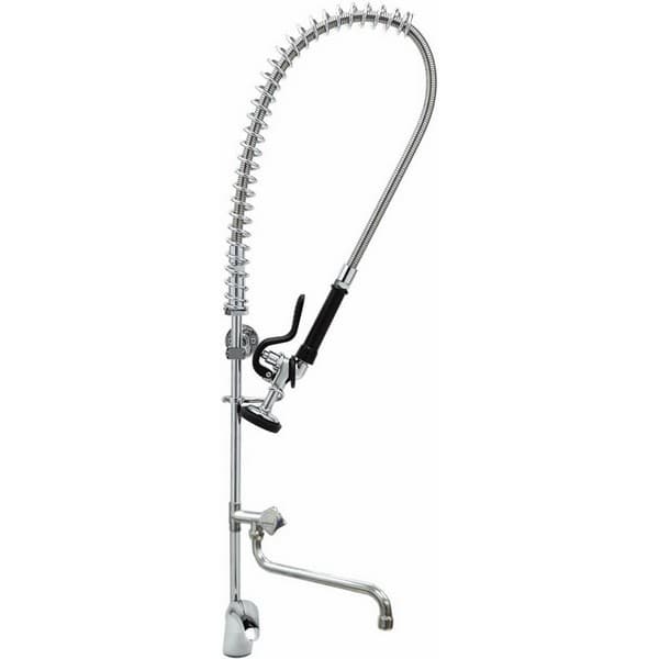 Douche vaisselle T&S UTILITY robinetterie monotrou longueur bec 305mm avec bec/robinet orientable PIECE D'ORIGINE