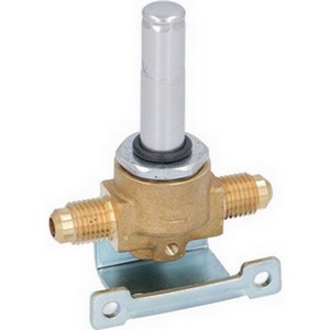 Électrovanne pour gaz INDESIT 370150 raccord à visser 1/4" sans bobine PIÈCE D'ORIGINE