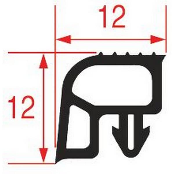 Joint pour cellule/ comptoir PRIOLINOX profil 9957 de 6 m PIECE D'ORIGINE