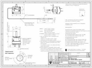 Thermostat Monophasé  EGO 5519082805 5519082808 55.19082.805 55.19082.808 5513082080 Température 85-455°C PIECE D'ORIGINE