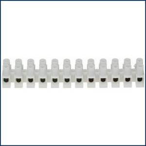  Bornier 12 Pôles en palstiques pour câble max. 10 mm²  AMBACH