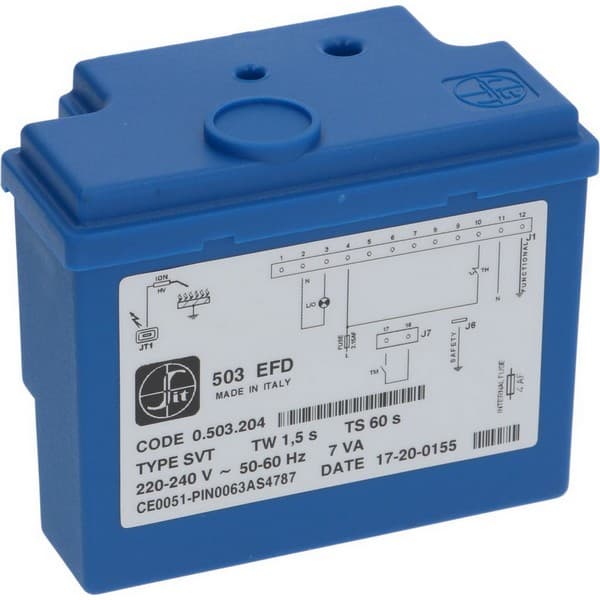 Boitier de controle SIT 0.503.204  type 503EFD électrodes 1 temps d'attente 1,5s  PIECE D'ORIGINE