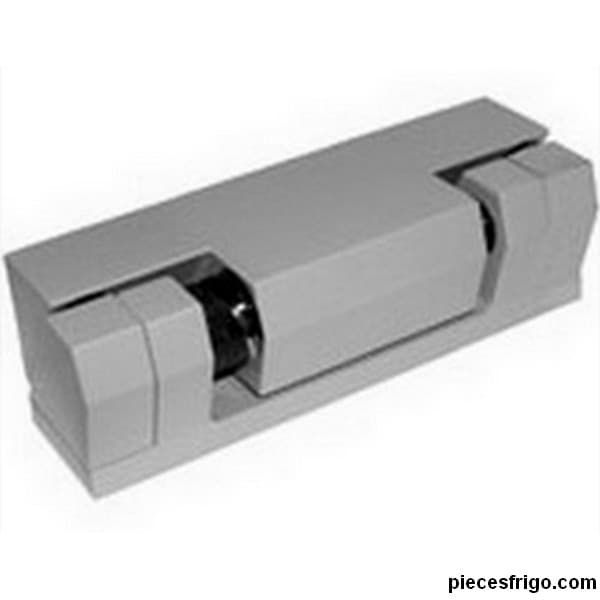 Charnière de porte chambre froide gauche série 4000-4001 RAHRBACH 4001-020261 grise avec cale
