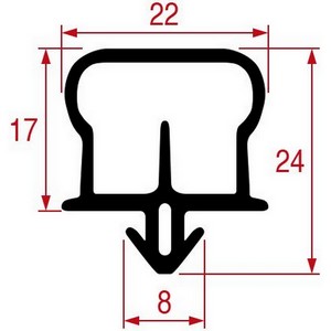 Joint  Dagard BU.873 de porte de chambre froide PIECE D'ORIGINE
