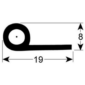 Joint de porte de chambre froide GERMANI profil 9900  visser 6 m PIECE D'ORIGINE