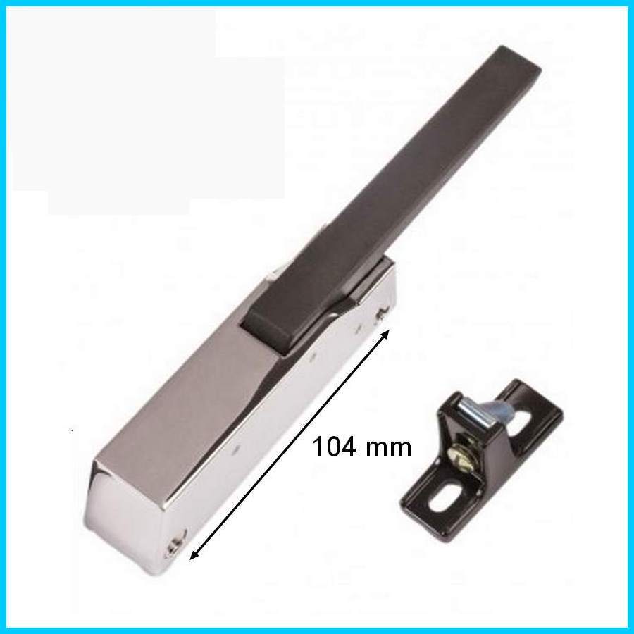 Fermeture EPMS pour porte de frigo poignée droite noir entraxe 104 mm PIECE  D'ORIGINE