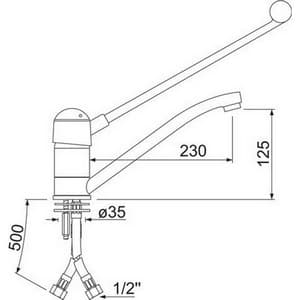 Mélangeur monocommande monotrou PIECE D'ORIGINE