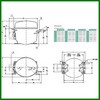 Compresseur COFRIMELL NE1121Z EGAS100HLR PIECE D'ORIGINE