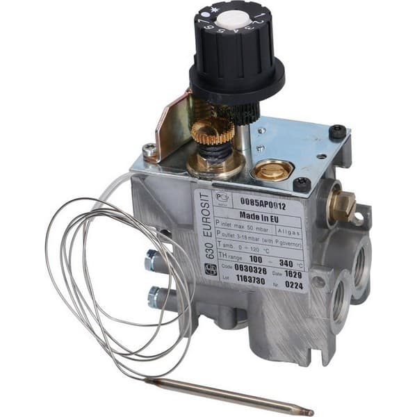 valve four type série 630 Eurosit Cookmax 1887600 65CT005 770032 826920010 100-340°C entrée gaz 3/8" sortie gaz 3/8" PIECE D'ORIGINE