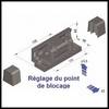 Cale d'épaisseur 5 mm  pour charnière de chambre froide RAHRBACH série 4510 PIECE D'ORIGINE