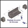 Cale d'épaisseur 5 mm  pour charnière de chambre froide RAHRBACH série 4510/4511 PIECE D'ORIGINE